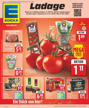 Prospekte Edeka - 20.07.2026 - 25.07.2026.