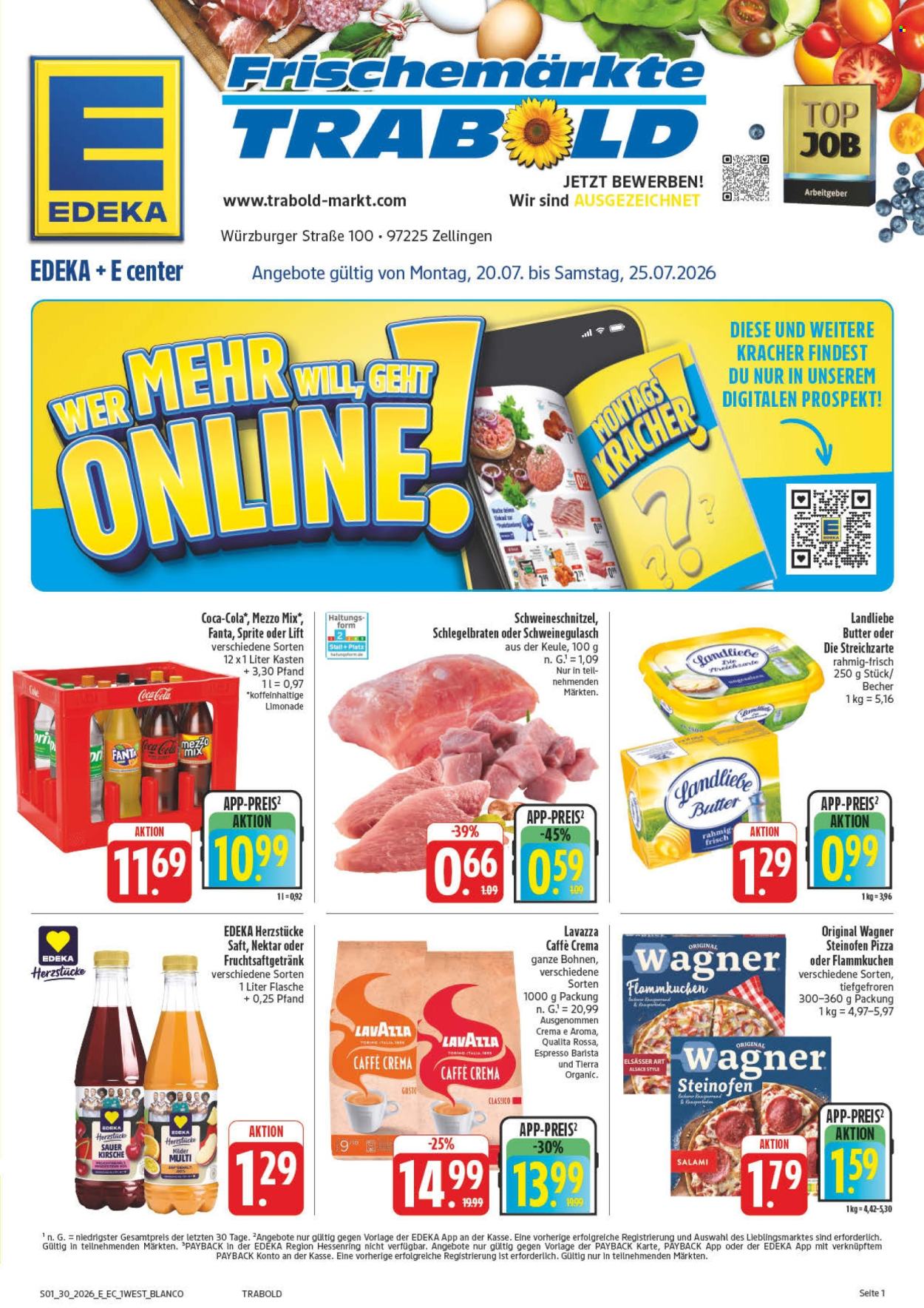 Edeka Prospekte  - 20.07.2026 - 25.07.2026. Seite 1