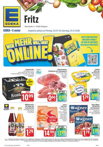 Prospekte Edeka - 20.07.2026 - 25.07.2026.