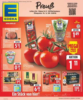 Prospekte Edeka - 20.07.2026 - 25.07.2026.