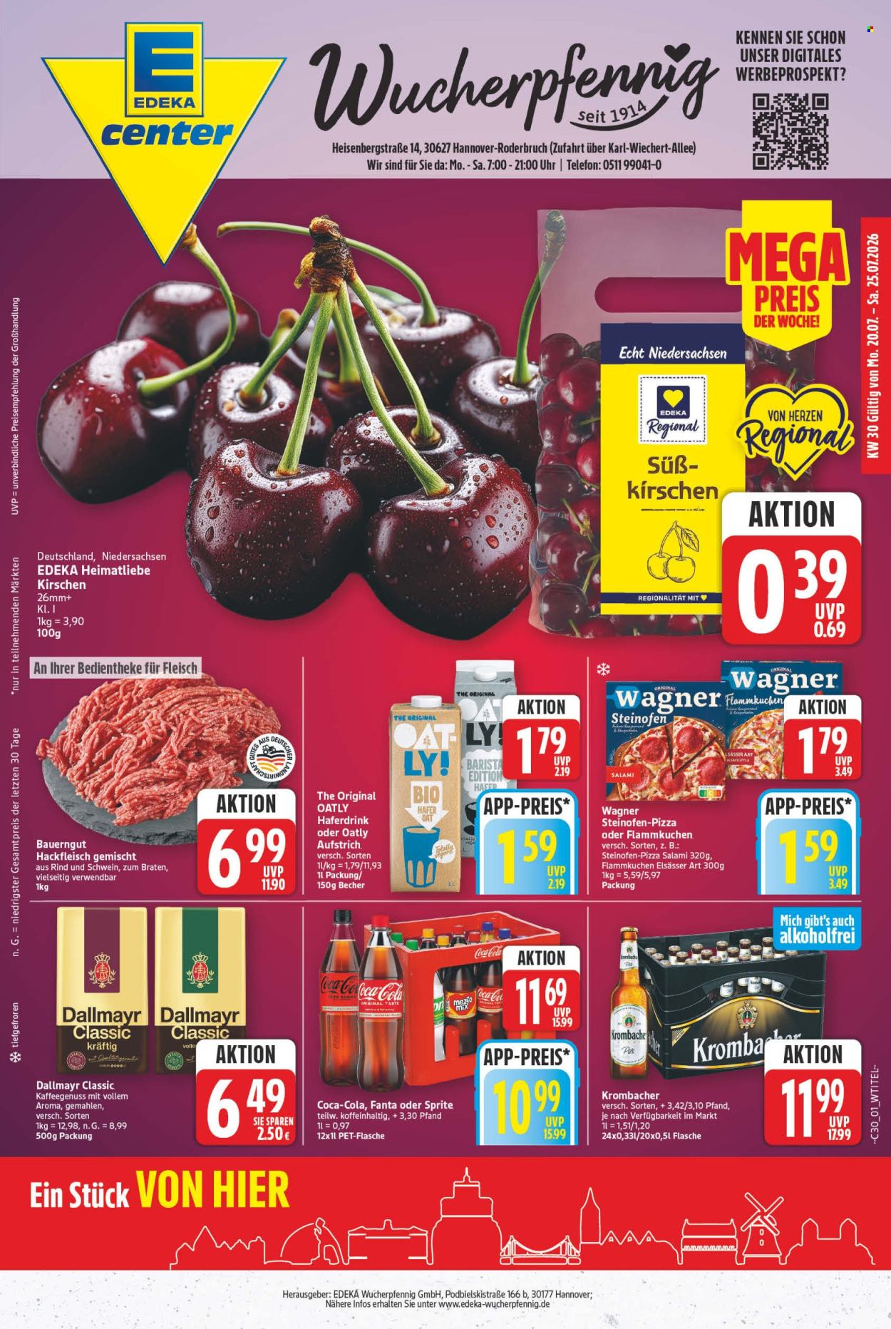 E center Prospekte  - 20.07.2026 - 25.07.2026. Seite 1