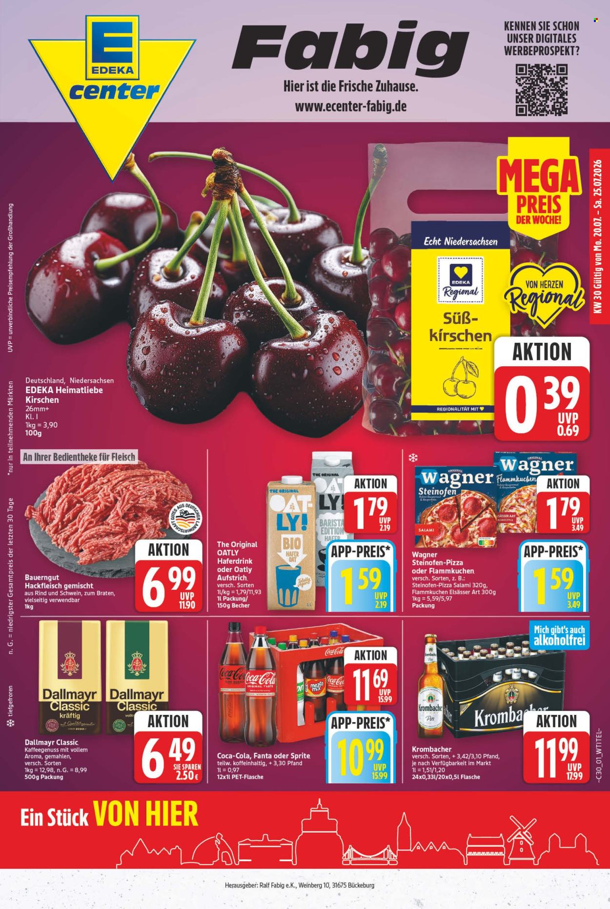 E center Prospekte  - 20.07.2026 - 25.07.2026. Seite 1
