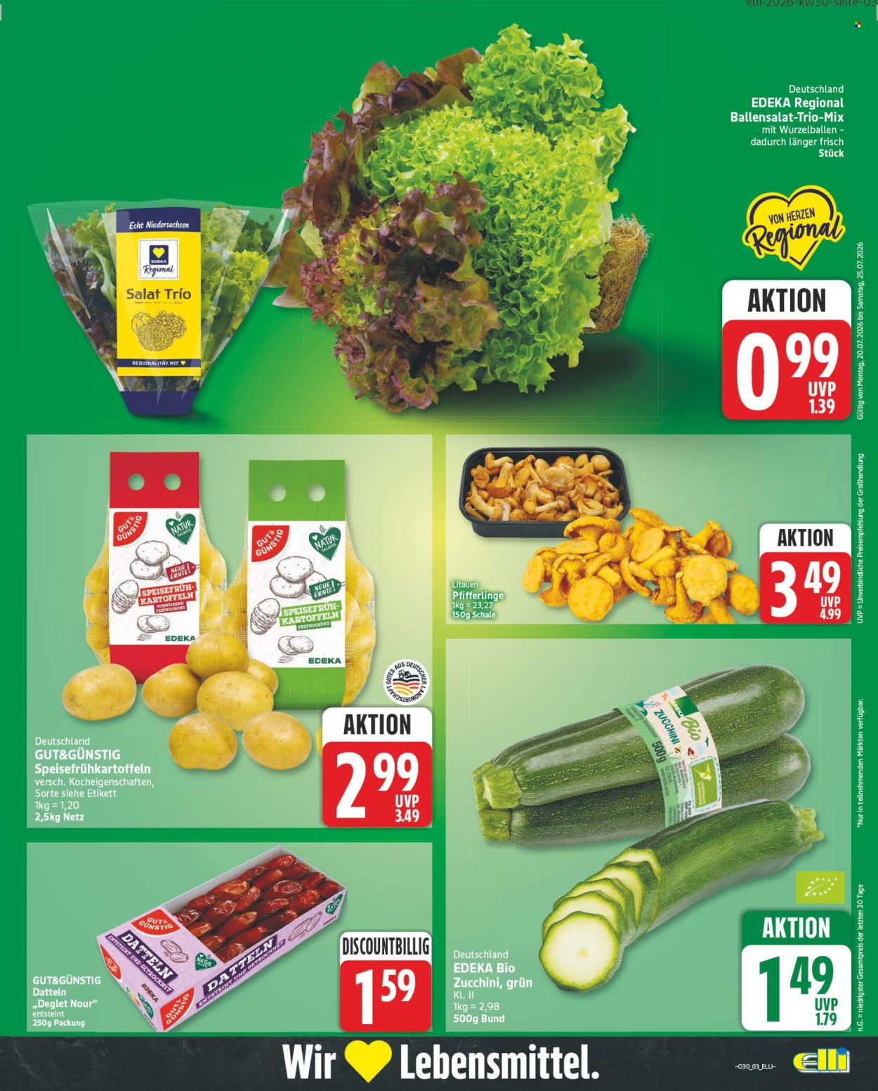 Edeka Prospekte  - 20.07.2026 - 25.07.2026. Seite 3