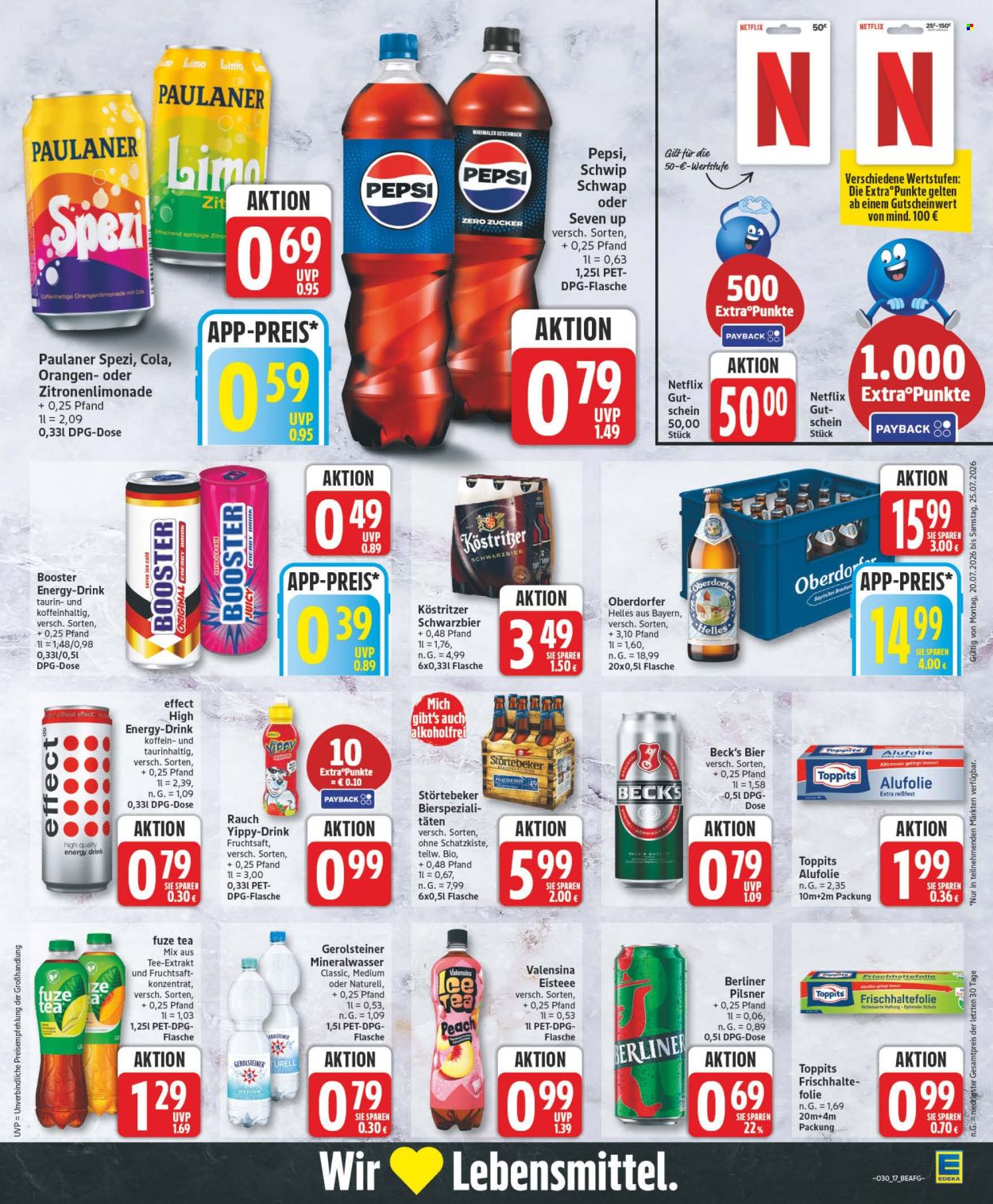 Edeka Prospekte  - 20.07.2026 - 25.07.2026. Seite 17
