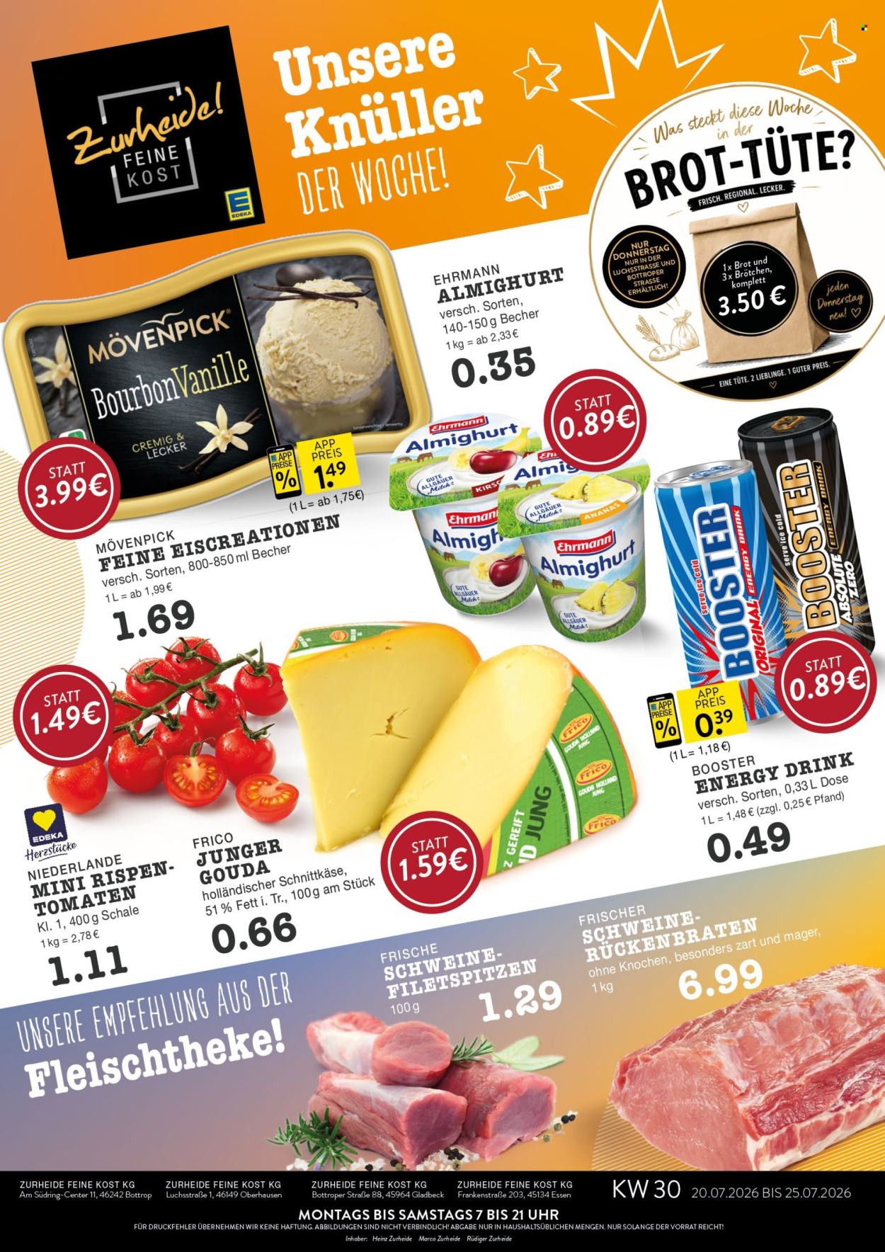E center Prospekte  - 20.07.2026 - 25.07.2026. Seite 1