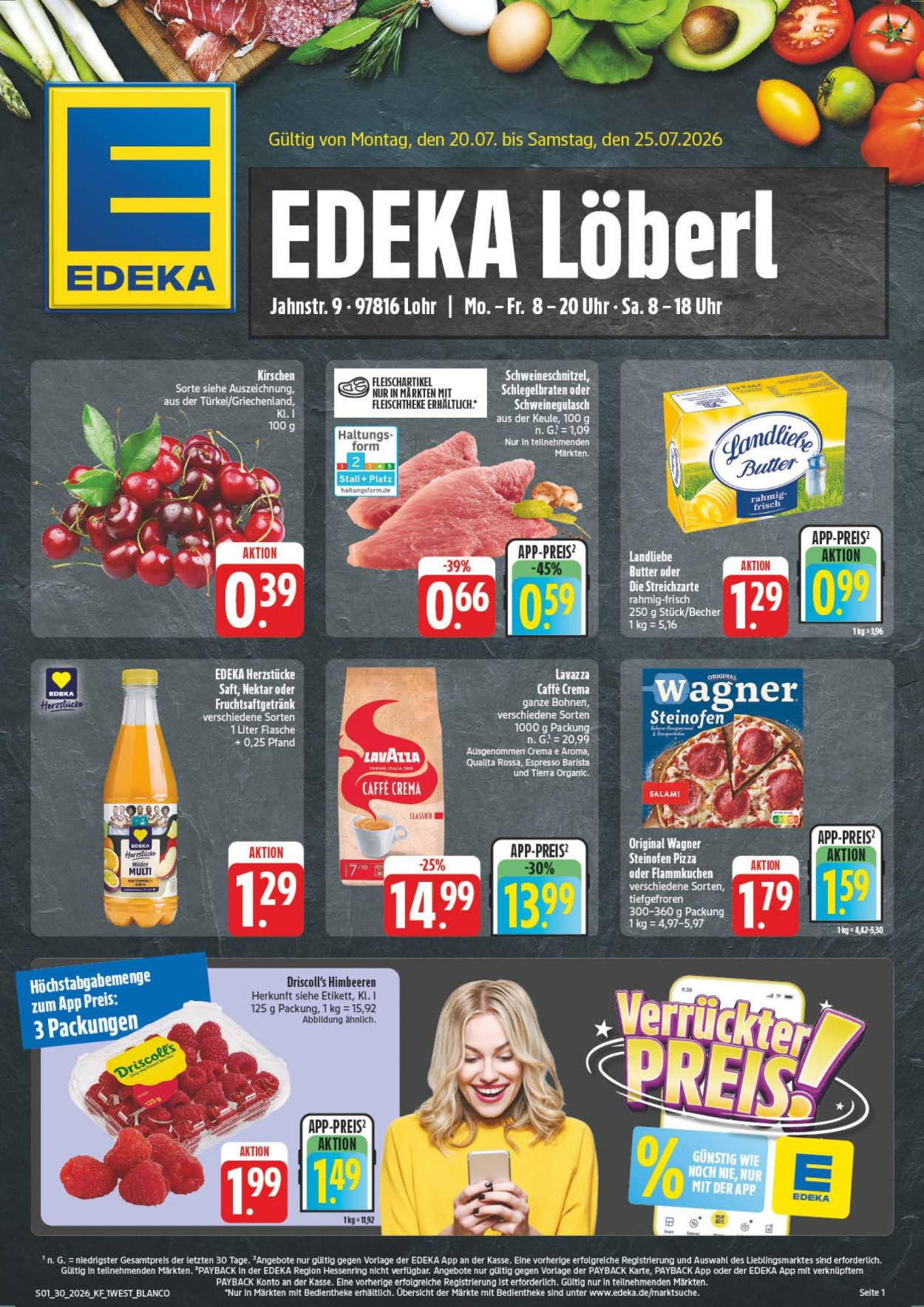 Edeka Prospekte  - 20.07.2026 - 25.07.2026. Seite 1