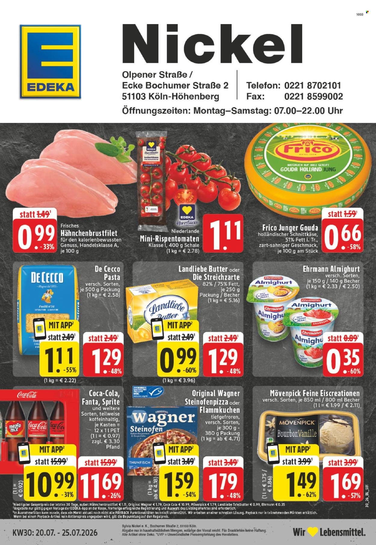 Edeka Prospekte  - 20.07.2026 - 25.07.2026. Seite 1