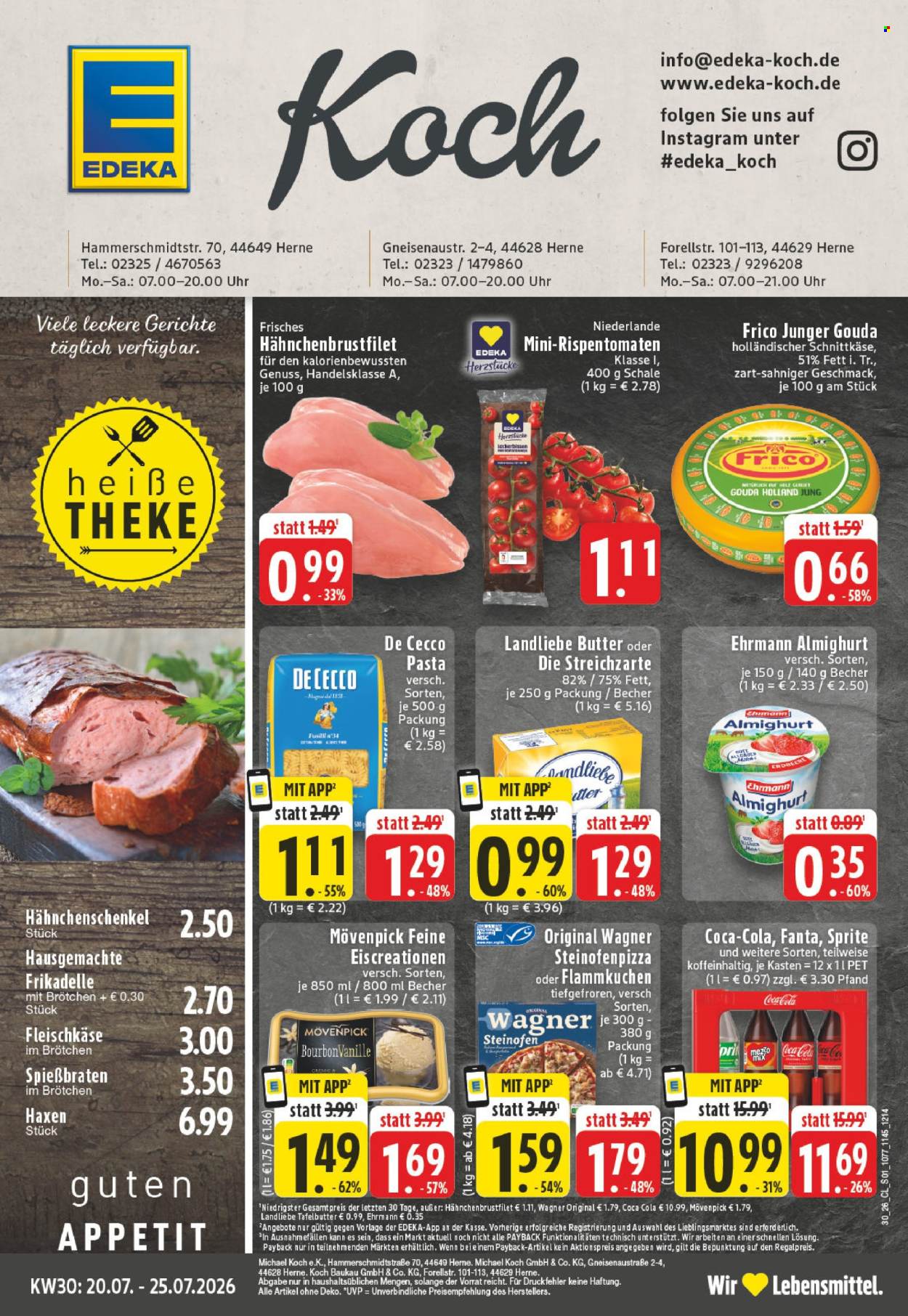 Edeka Prospekte  - 20.07.2026 - 25.07.2026. Seite 1