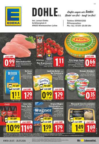 Prospekte Edeka - 20.07.2026 - 25.07.2026.