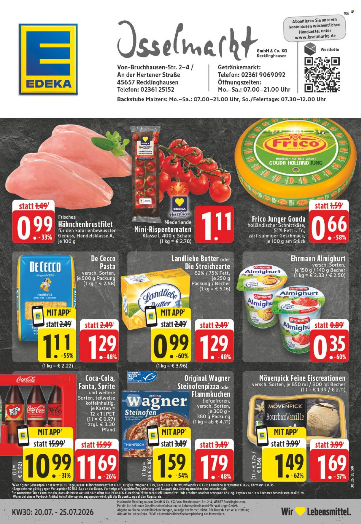 Edeka Prospekte  - 20.07.2026 - 25.07.2026. Seite 1