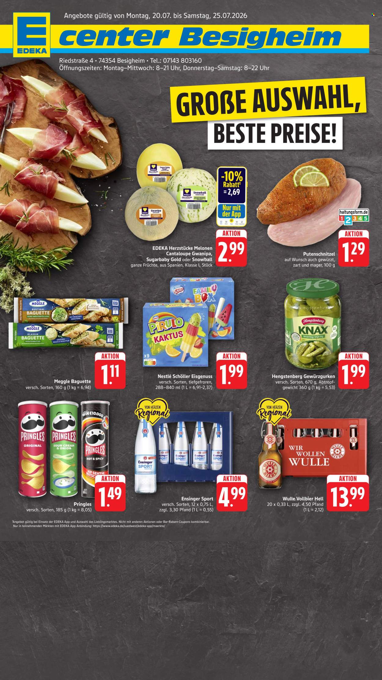 E center Prospekte  - 20.07.2026 - 25.07.2026. Seite 1