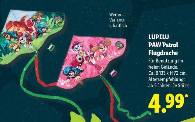 LUPILU PAW Patrol Flugdrache