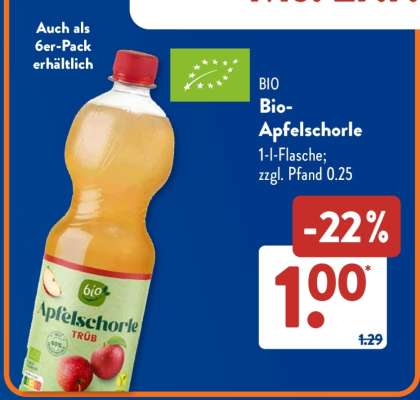 BIO Bio-Apfelschorle