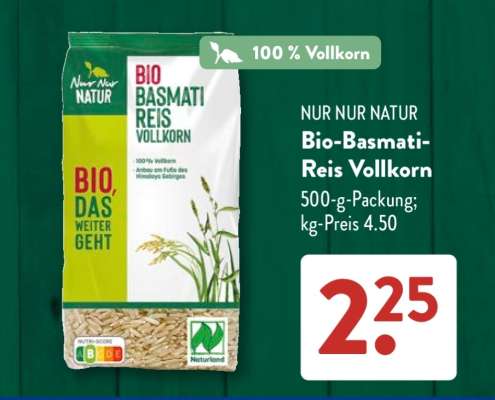 Bio-Basmati-Reis Vollkorn