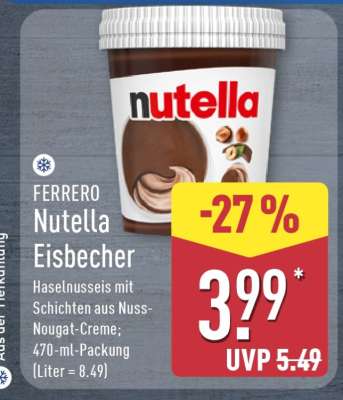 FERRERO Nutella Eisbecher