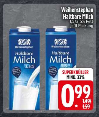 Weihenstephan Haltbare Milch