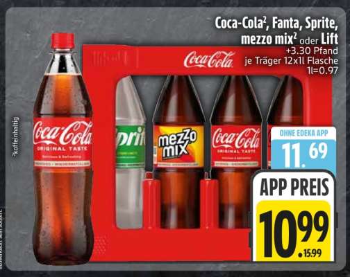 Coca-Cola, Fanta, Sprite, mezzo mix, Lift