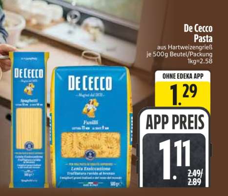 De Cecco Pasta