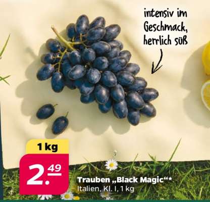 Trauben „Black Magic“*
