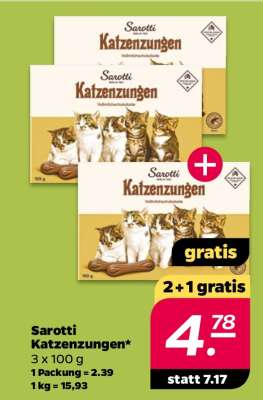 Sarotti Katzenzungen*