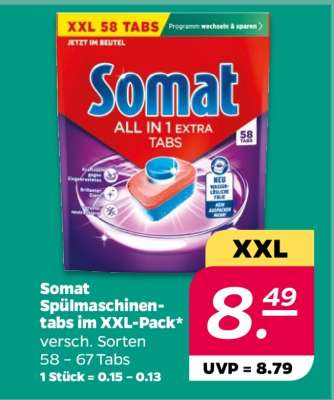 Somat Spülmaschinentabs im XXL-Pack