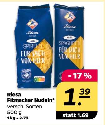 Riesa Fitmacher Nudeln*