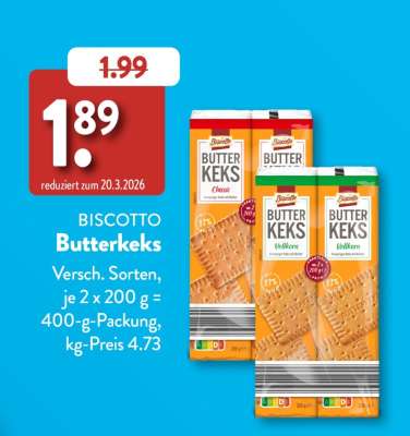 BISCOTTO Butterkeks