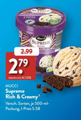 MUCCI Supreme Rich & Creamy