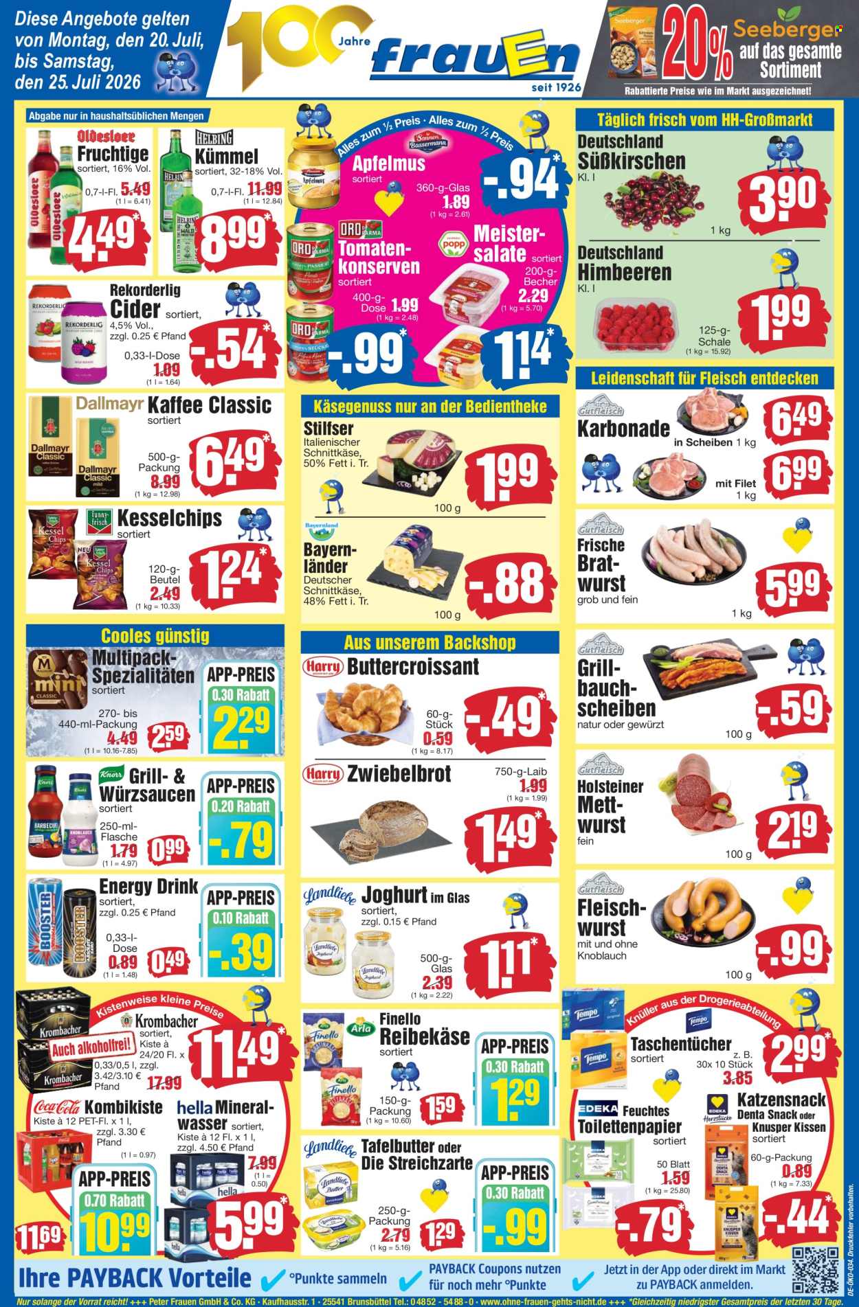 Edeka Prospekte  - 20.07.2026 - 25.07.2026. Seite 1