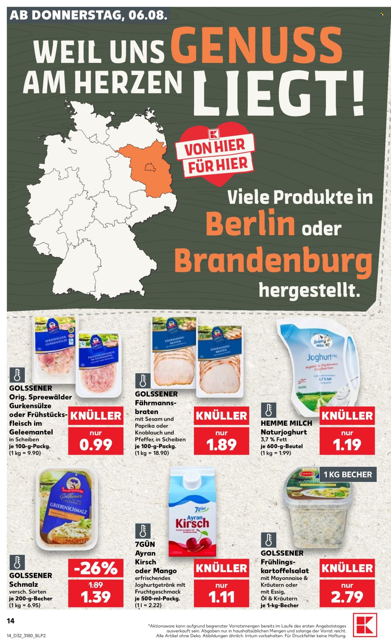 Kaufland Prospekte  - 6.08.2026 - 12.08.2026. Seite 14