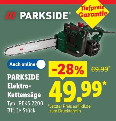 Parkside Elektro- Kettensäge