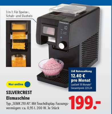 SILVERCREST Eismaschine