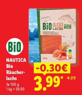Nautica Bio Räucherlachs