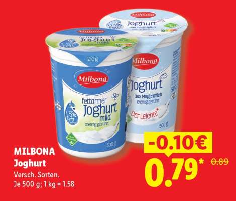 Milbona Joghurt