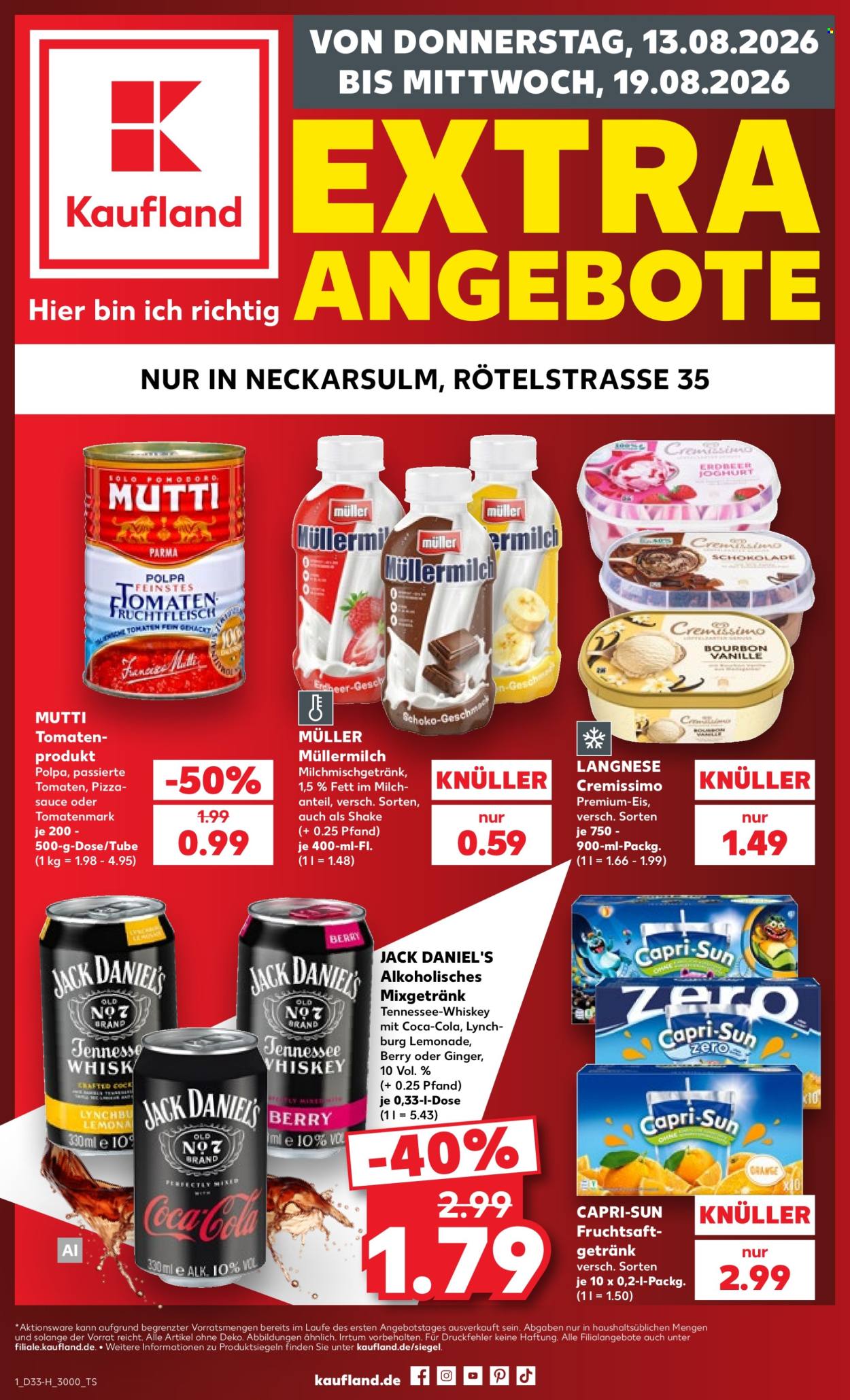 Kaufland Prospekte  - 13.08.2026 - 19.08.2026. Seite 1