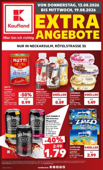 Prospekte Kaufland - 13.08.2026 - 19.08.2026.