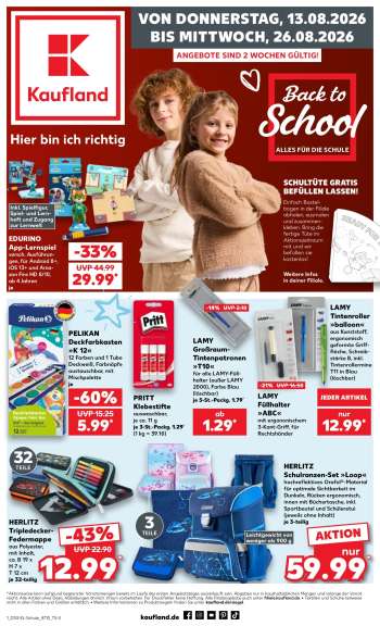 Prospekte Kaufland - 13.08.2026 - 26.08.2026.
