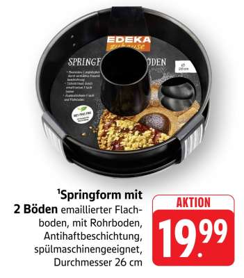 Springform mit 2 Böden
