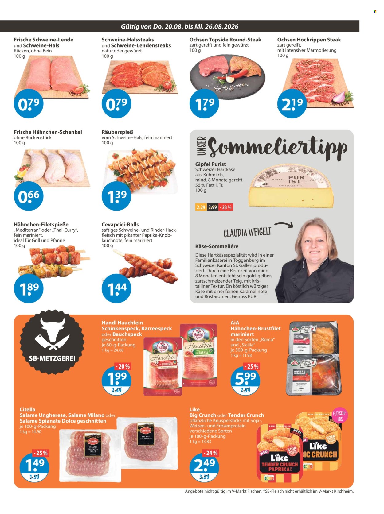 V-Markt Prospekte  - 20.08.2026 - 26.08.2026. Seite 3