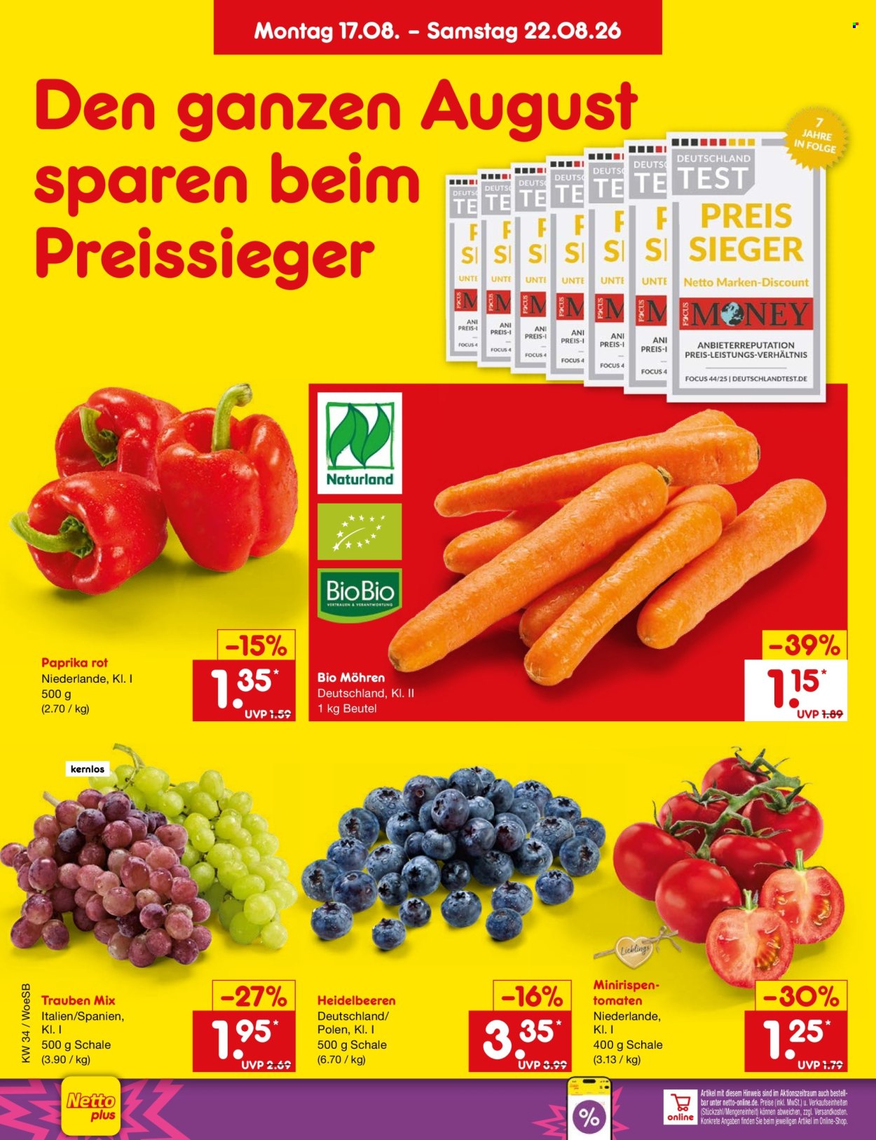 Netto Marken-Discount Prospekte  - 17.08.2026 - 22.08.2026. Seite 12
