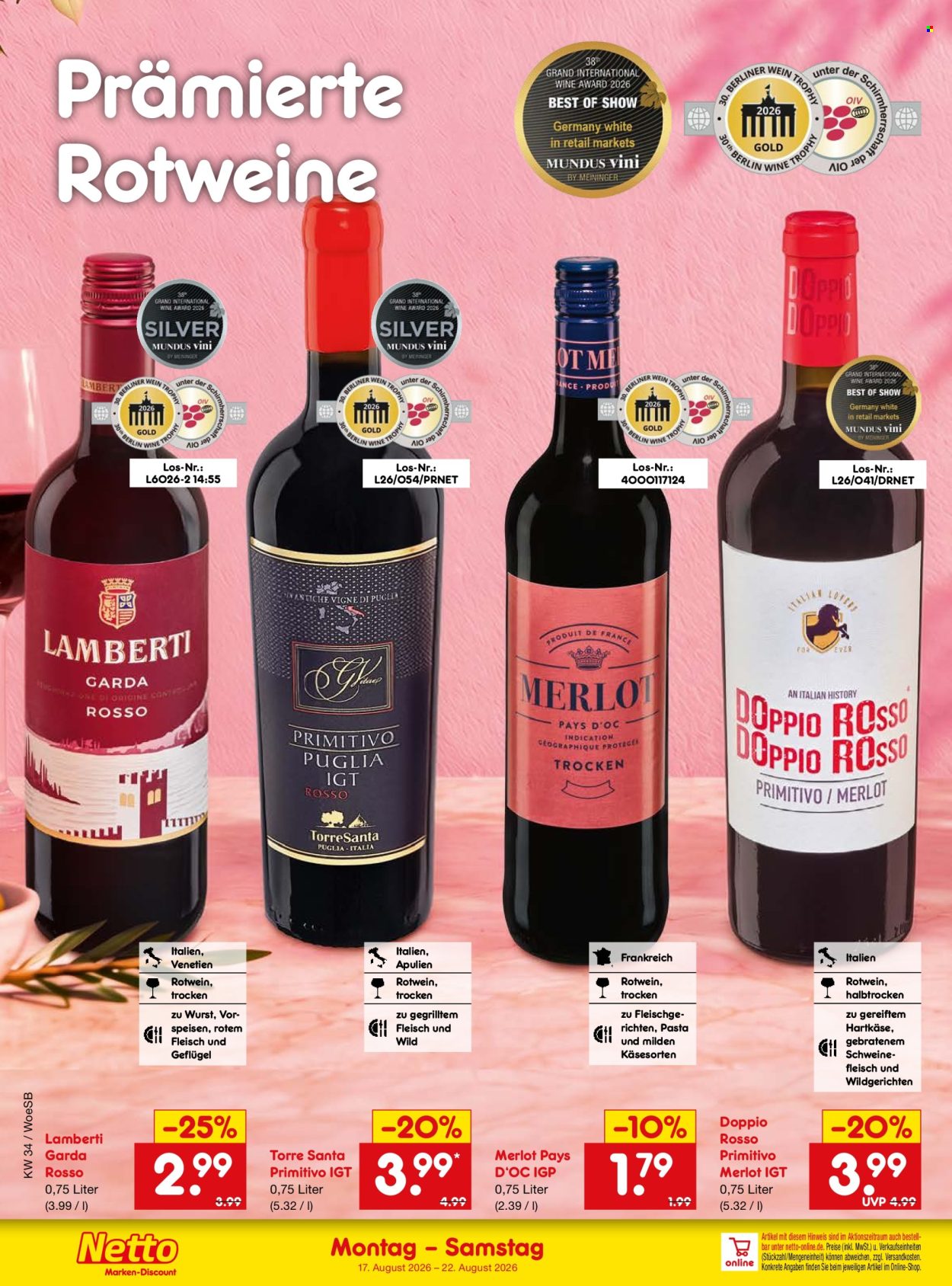 Netto Marken-Discount Prospekte  - 17.08.2026 - 22.08.2026. Seite 47