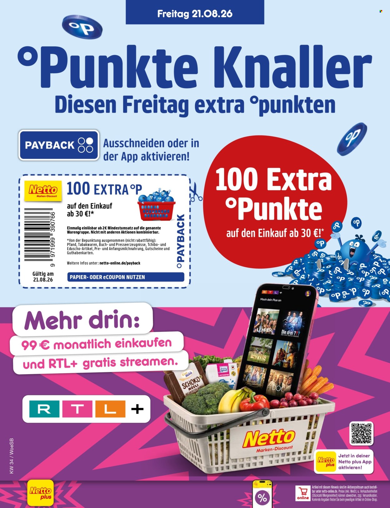 Netto Marken-Discount Prospekte  - 17.08.2026 - 22.08.2026. Seite 62
