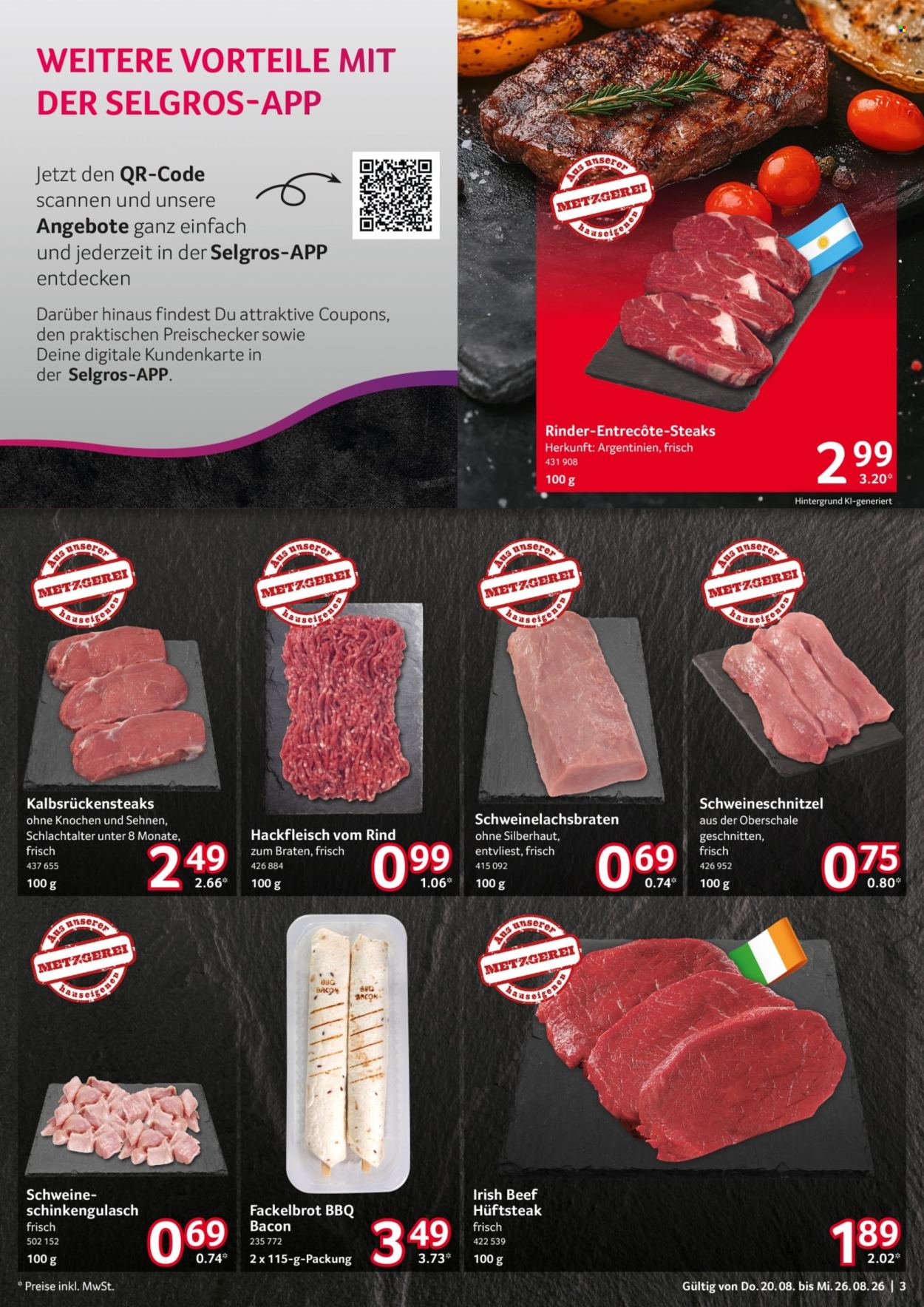 Selgros Prospekte  - 20.08.2026 - 26.08.2026. Seite 3