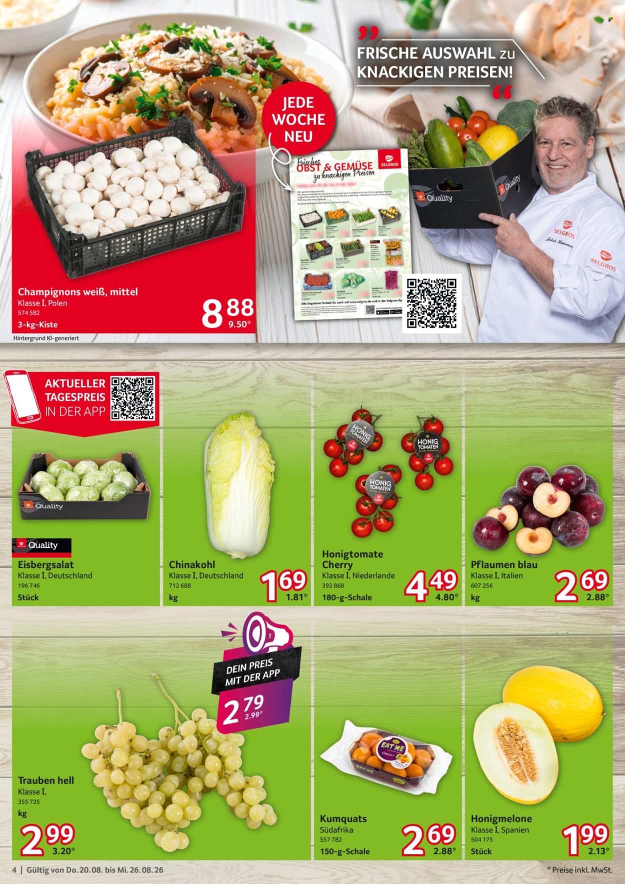 Selgros Prospekte  - 20.08.2026 - 26.08.2026. Seite 4
