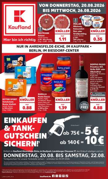 Prospekte Kaufland - 20.08.2026 - 26.08.2026.