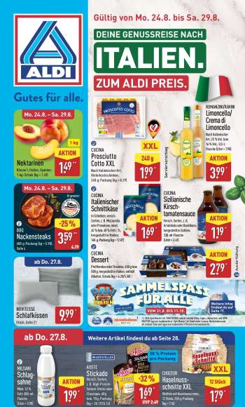 Prospekte ALDI Nord - 24.08.2026 - 29.08.2026.