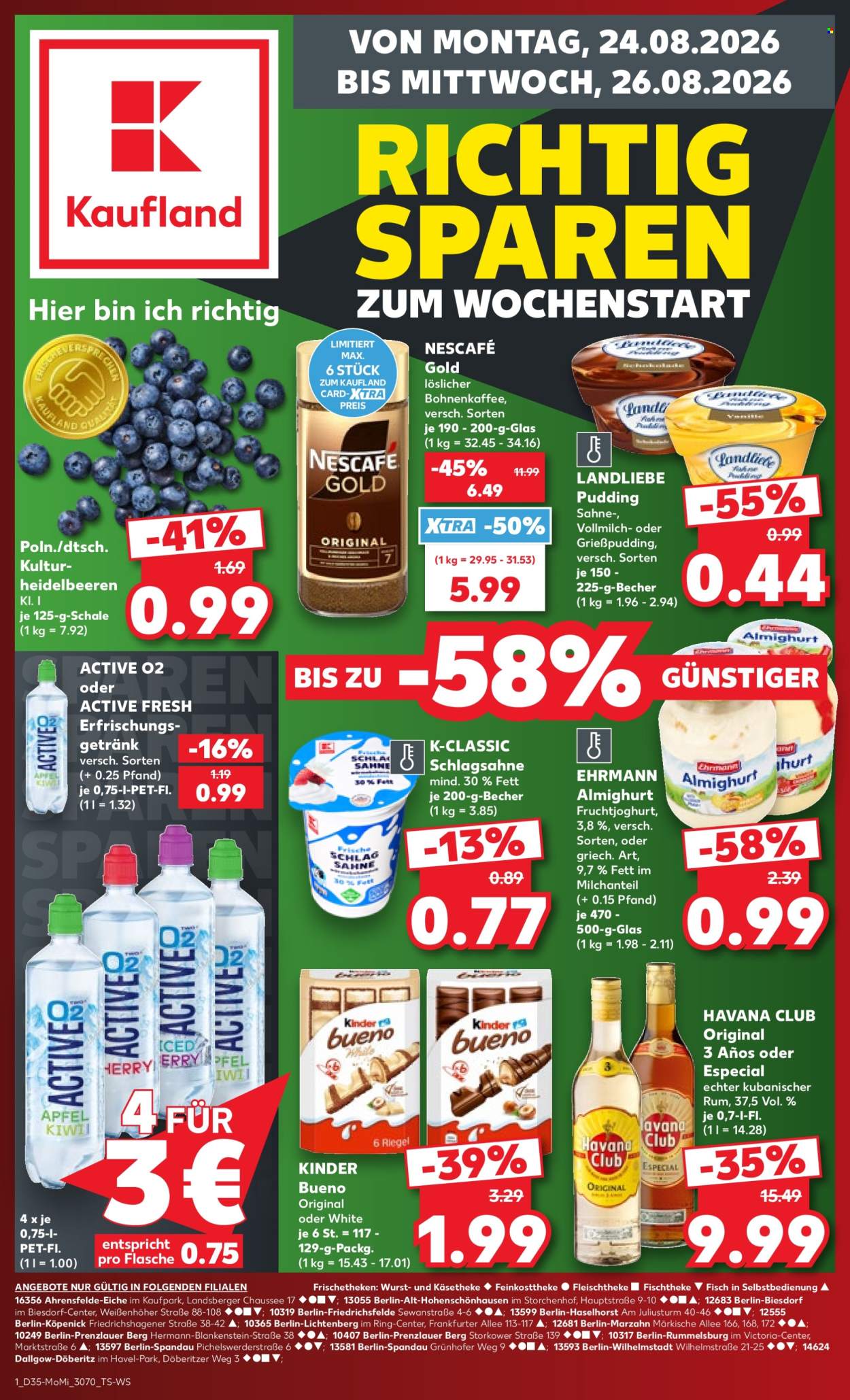 Kaufland Prospekte  - 24.08.2026 - 26.08.2026. Seite 1