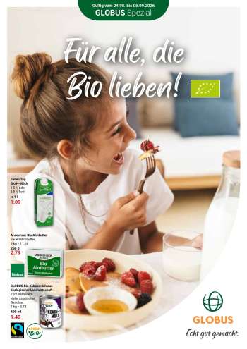 Prospekte Globus - 24.08.2026 - 5.09.2026.
