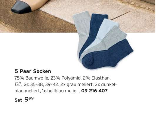 5 Paar Socken