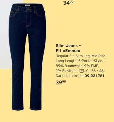 Slim Jeans - Fit »Emma«